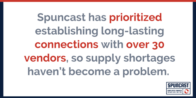 Spuncast has prioritized establishing long-lasting connections